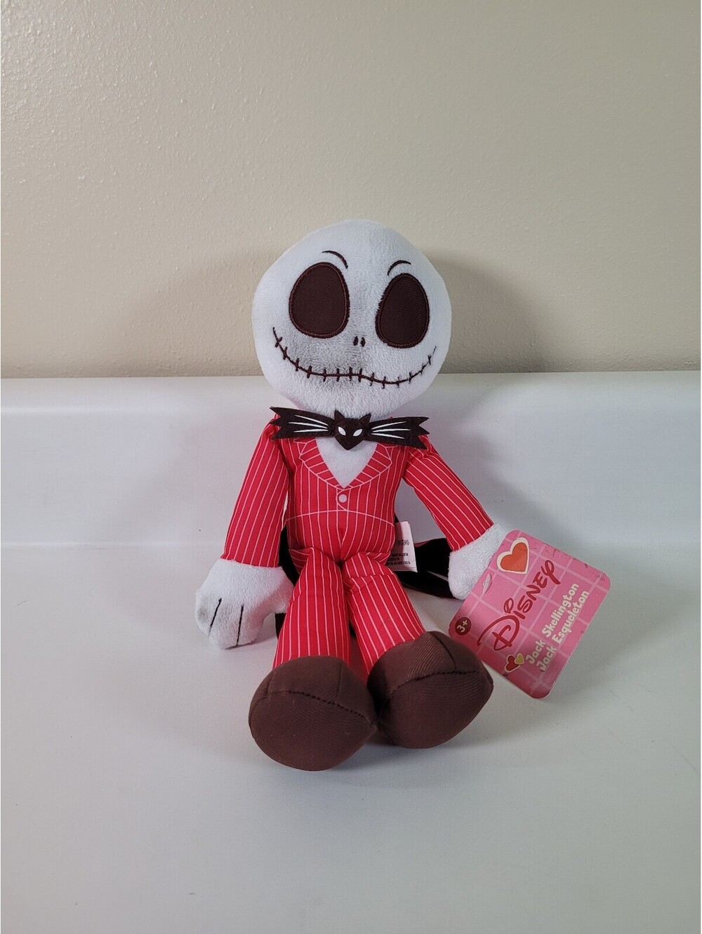 jack skellington valentines day plush disney nightmare before christmas toy